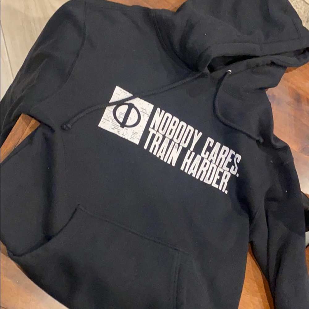 Black Crossfit linchpin hoodie